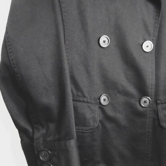 Vintage GAP Ladies Black Jacket with Trimmings - Picture 4 of 8